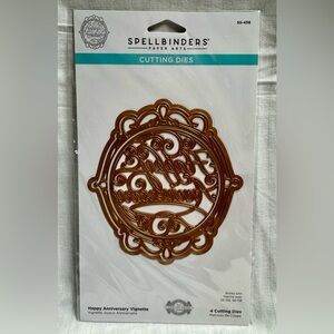 Spellbinders Happy Anniversary Vignette Cutting Dies